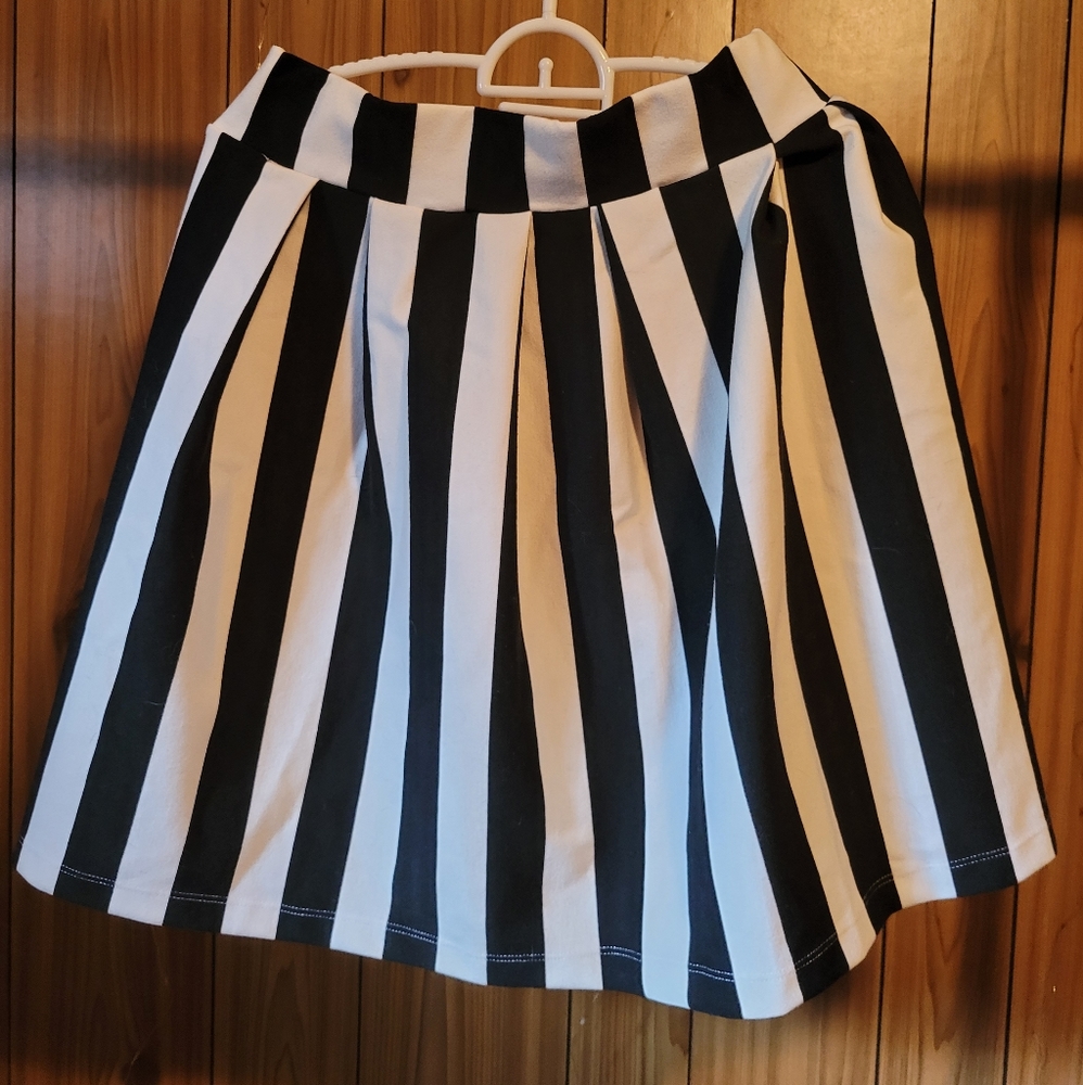 Striped Black and White skirt